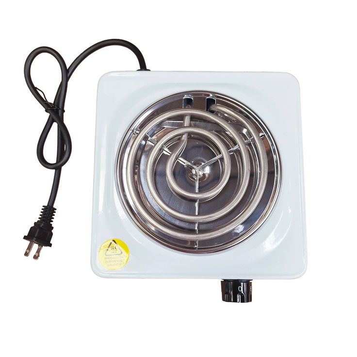 Plaque Chauffante Électrique à 1 foyers + Ustensiles de Cuisines Complets