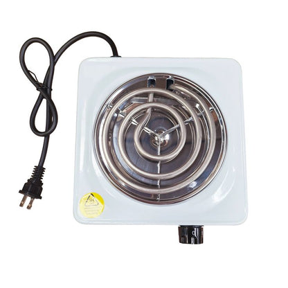 Plaque Chauffante Électrique à 1 foyers + Ustensiles de Cuisines Complets