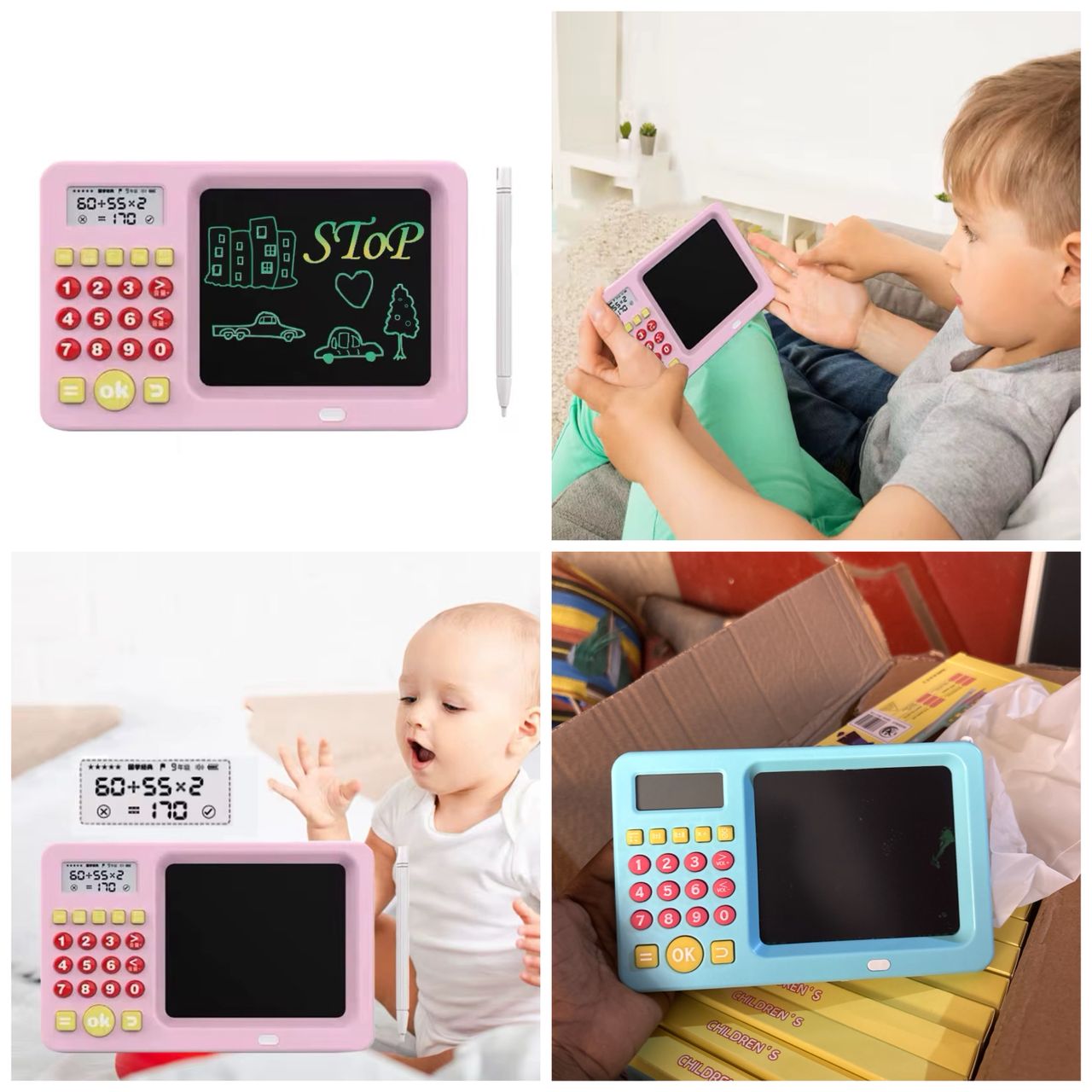 Tablette de formation mathématiques et tableau d'écriture tactile pour enfant