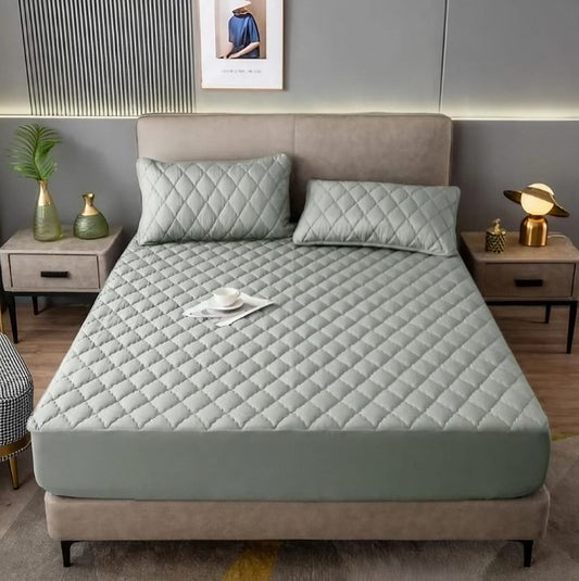 Couvre matelas + taies doux en microfibre (Lit - 03 Places)