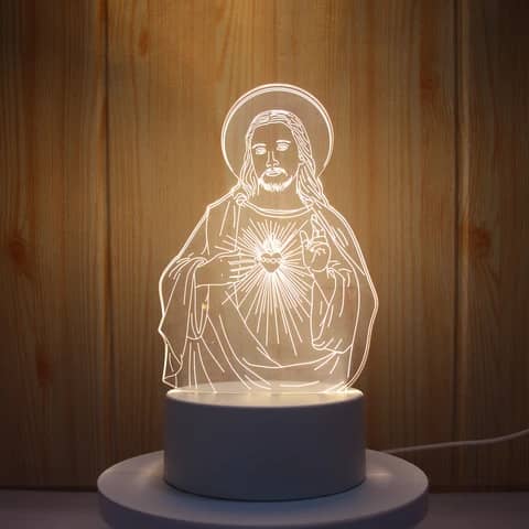 Veilleuse Religieuse – 6 Effigies au choix 🙏🏼🙏🏼🙏🏼