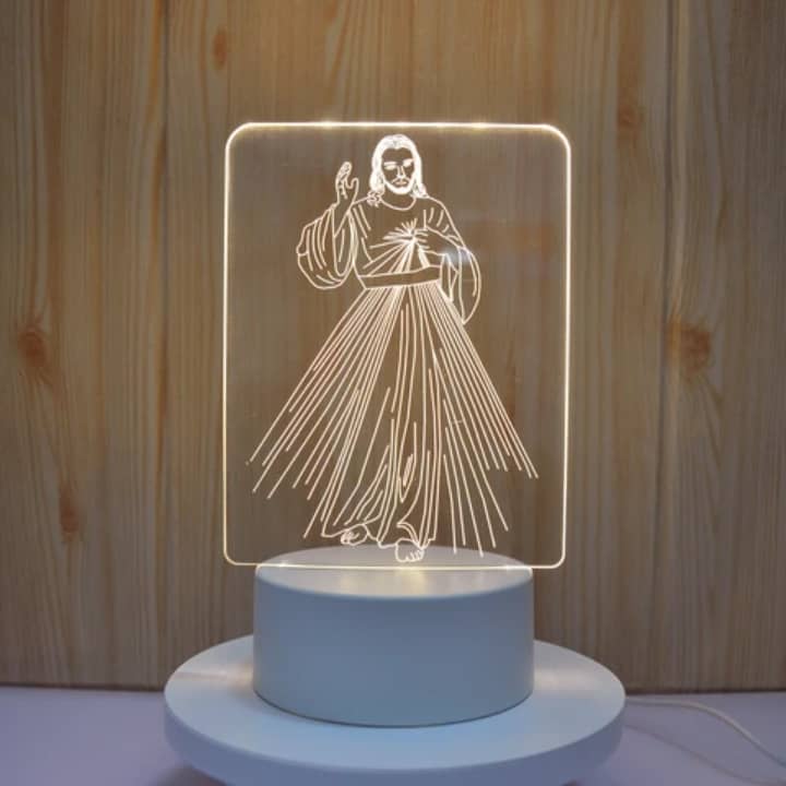 Veilleuse Religieuse – 6 Effigies au choix 🙏🏼🙏🏼🙏🏼