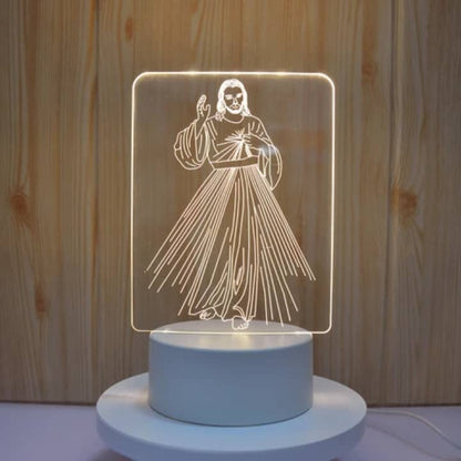 Veilleuse Religieuse – 6 Effigies au choix 🙏🏼🙏🏼🙏🏼