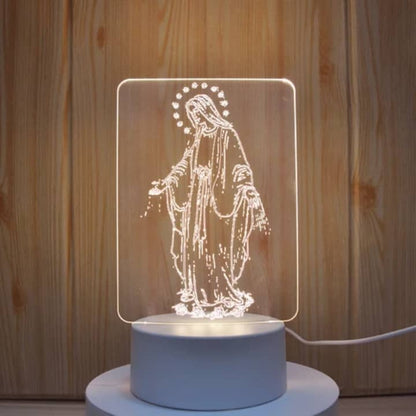 Veilleuse Religieuse – 6 Effigies au choix 🙏🏼🙏🏼🙏🏼