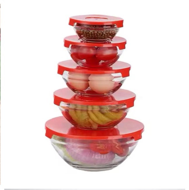 Ensemble de (05) Bols en VERRE pour Sublimer Votre Table